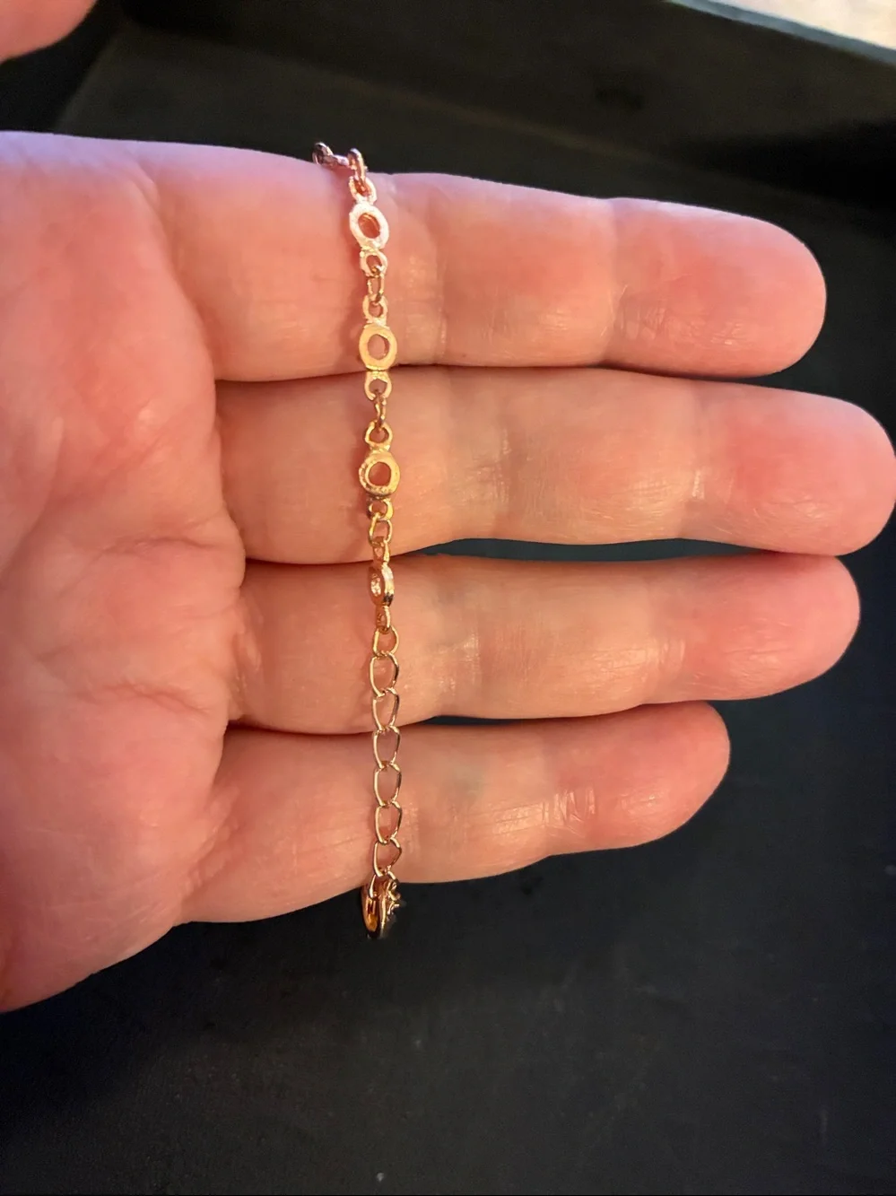 Gold Cat Bracelet and Crystal Accents